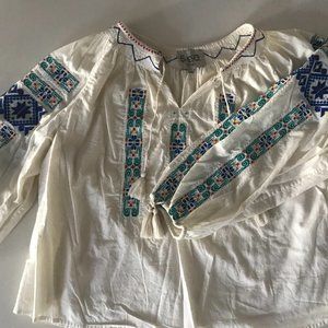 SeaNY Peasant Blouse - Size 10